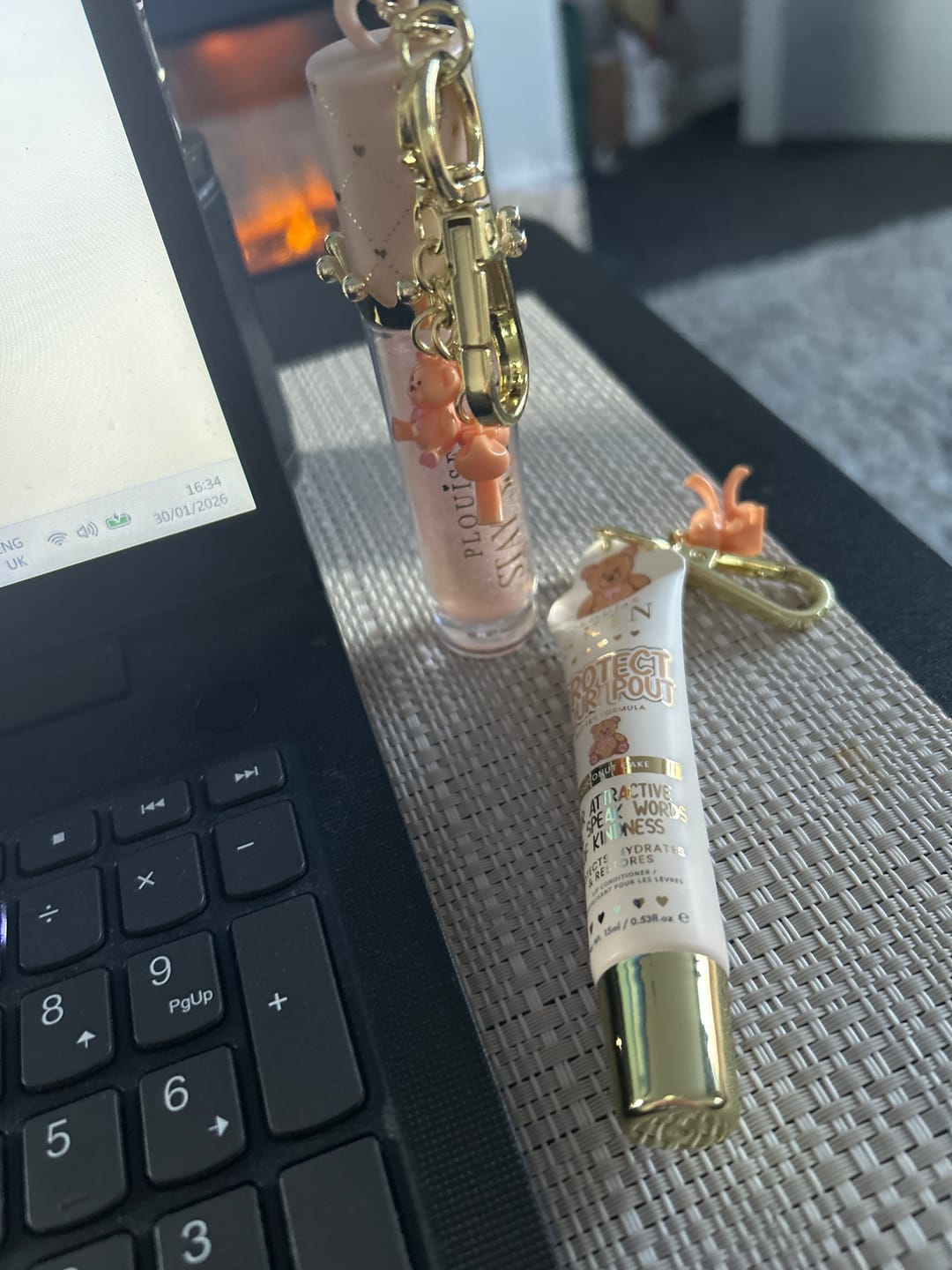Customer photo review of Glitter Bad Bitch Energy Lip Duo - Coconut Cake