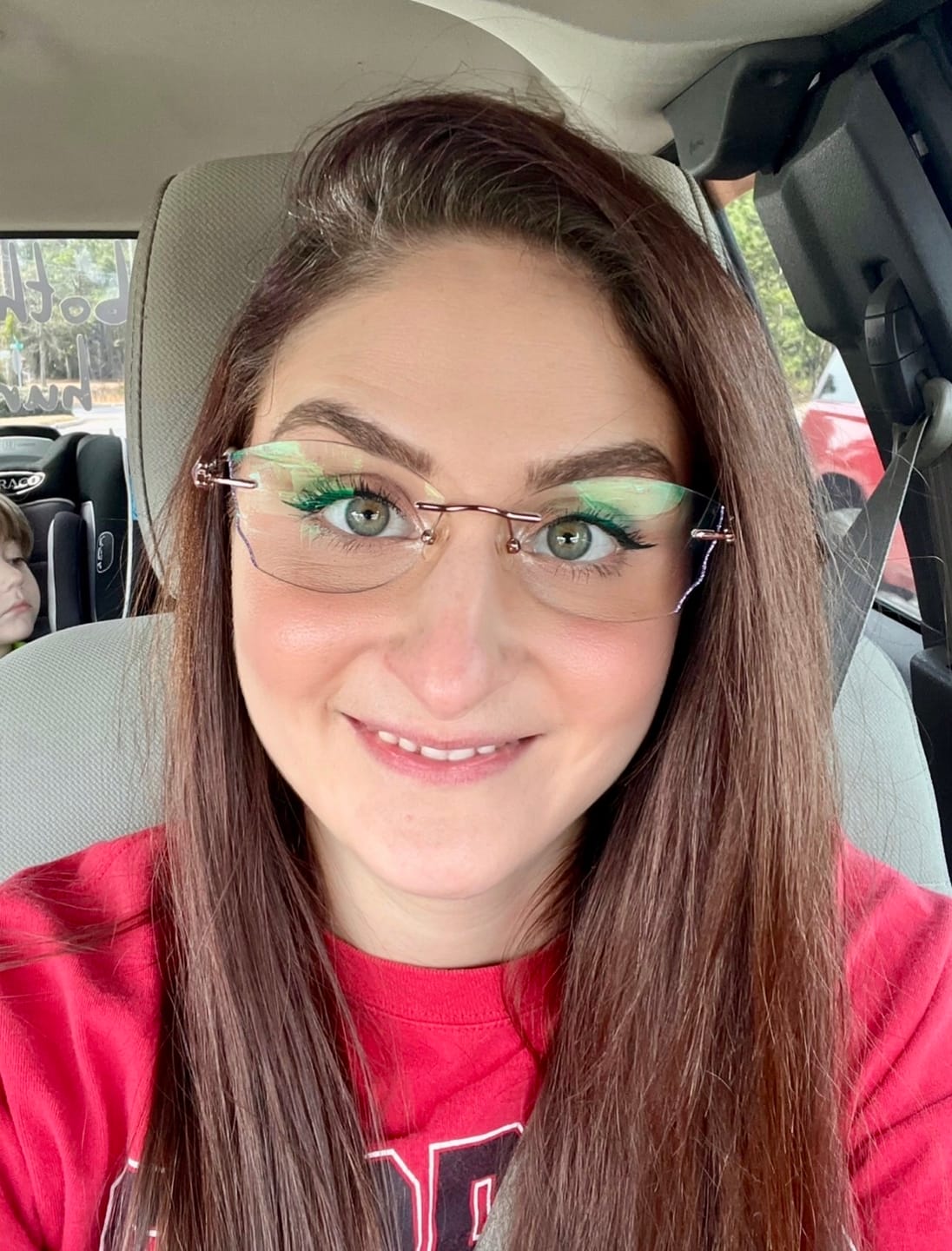 Customer photo review of Sofia Eyeglasses