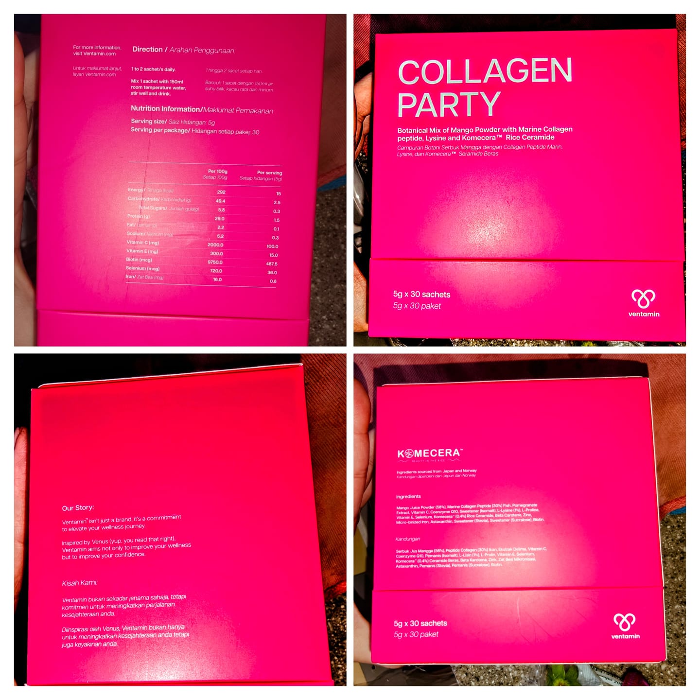 Customer photo review of Ventamin™ Collagen Party