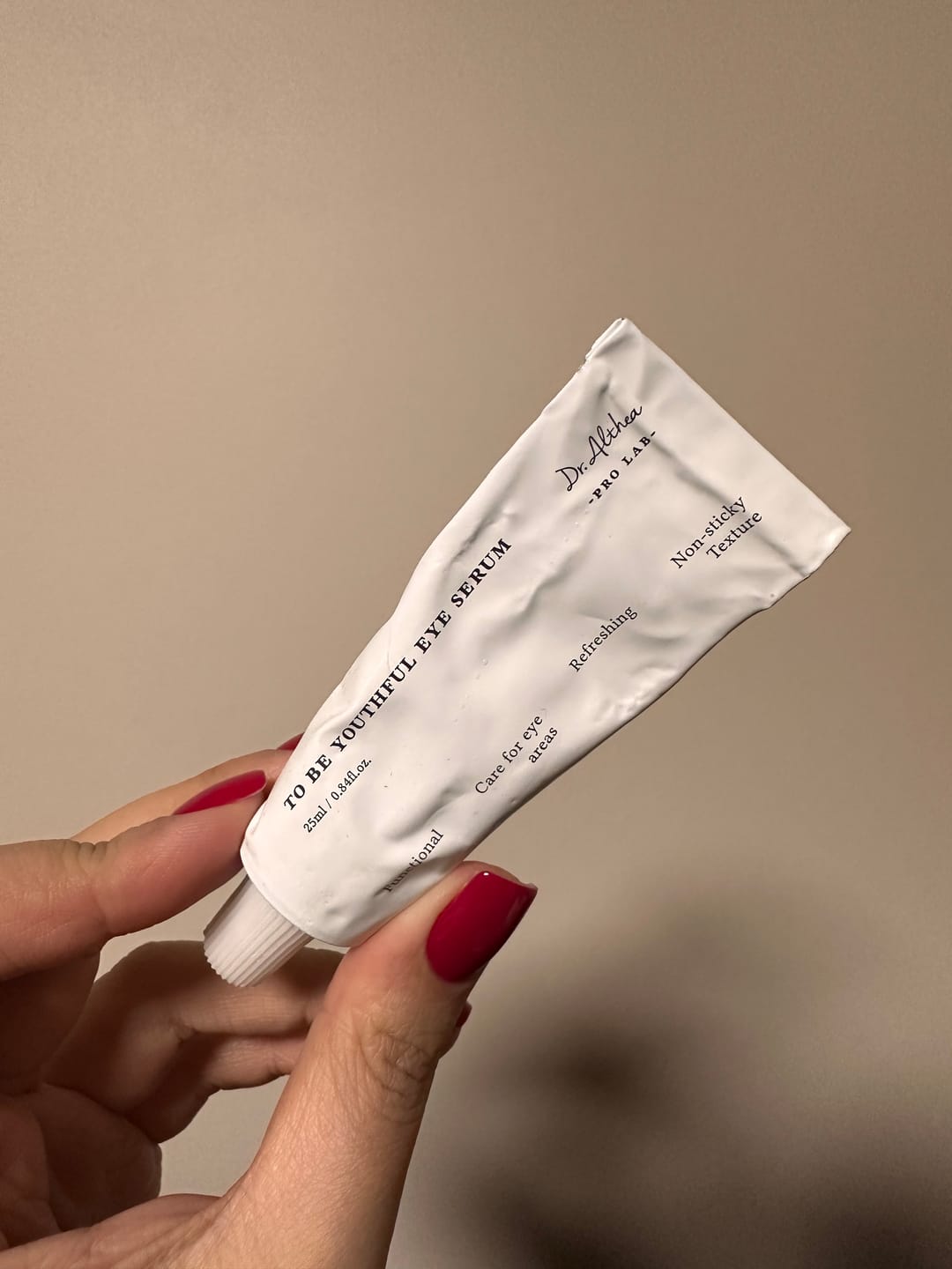 Customer photo review of Atjaunojošs serums ādai ap acīm Dr.Althea To Be Youthful Eye Serum