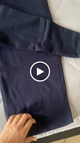 Customer video review of Sweatpants Wide Fit Blanks 330GSM Night Blue