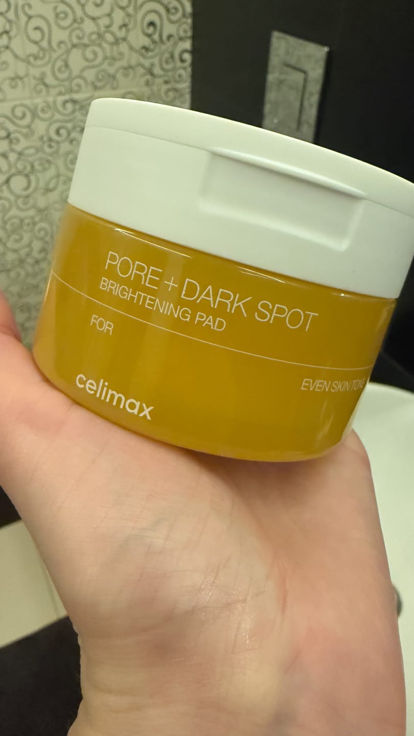 Customer photo review of Pretpigmentācijas spilventiņi Celimax Pore+Dark Spot Brightening Pad