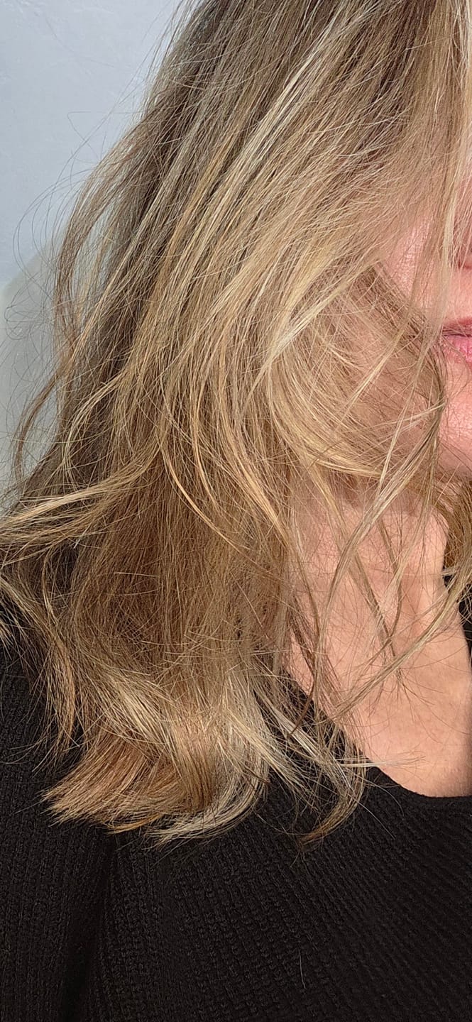 Customer photo review of NEW Jasmine Matcha Shampoo & Conditioner Bundle