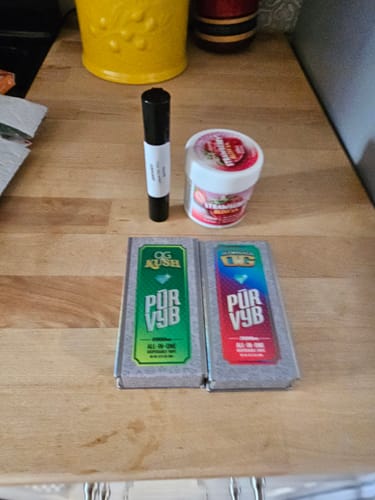 Customer photo review of PUR VYB - 2G THCa Live Resin - OG Kush (Indica)