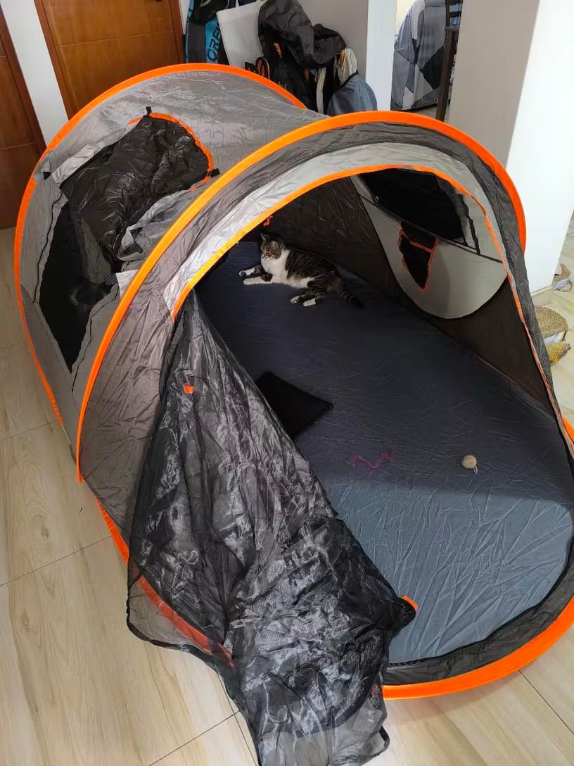 Customer photo review of Pop-Up Wurfzelt 5-8 Personen – Automatisches Campingzelt Wasserdicht