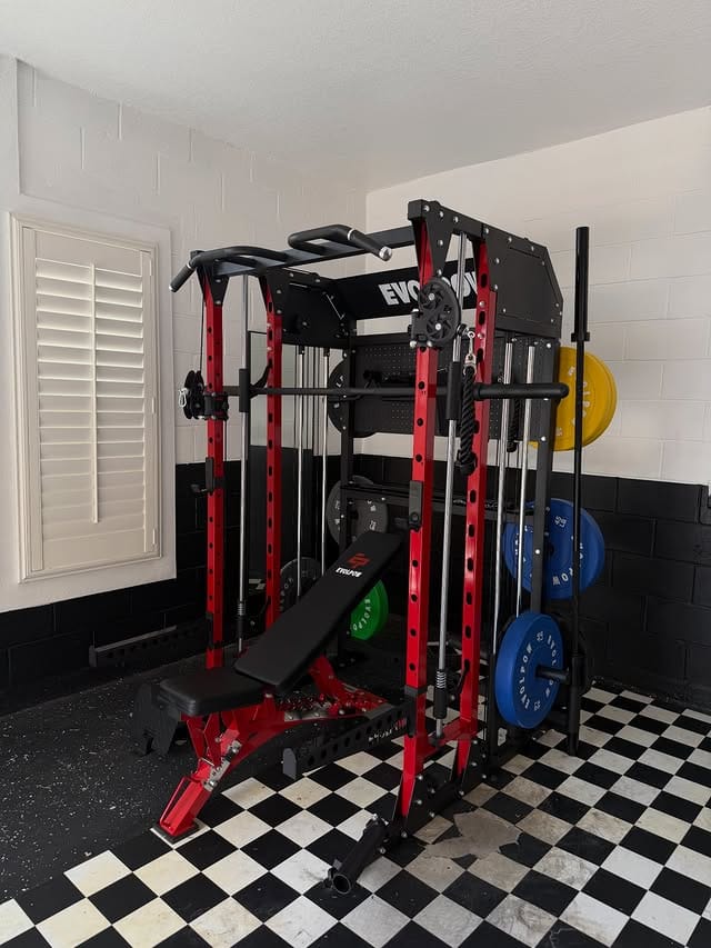 Customer photo review of EVOLPOW M2B Brute All-In-One Smith Machine Home Gym