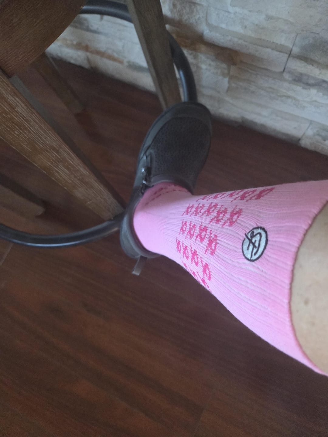 Customer photo review of SickFit Slouch Socks- Black