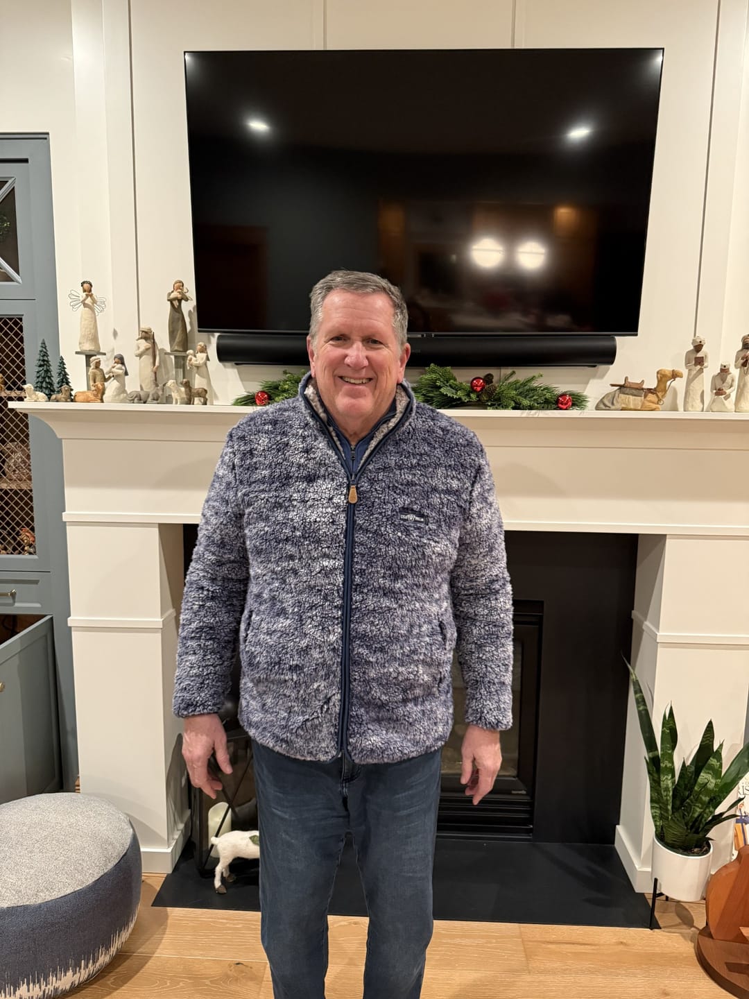Customer photo review of Reversible Double Sherpa Full Zip