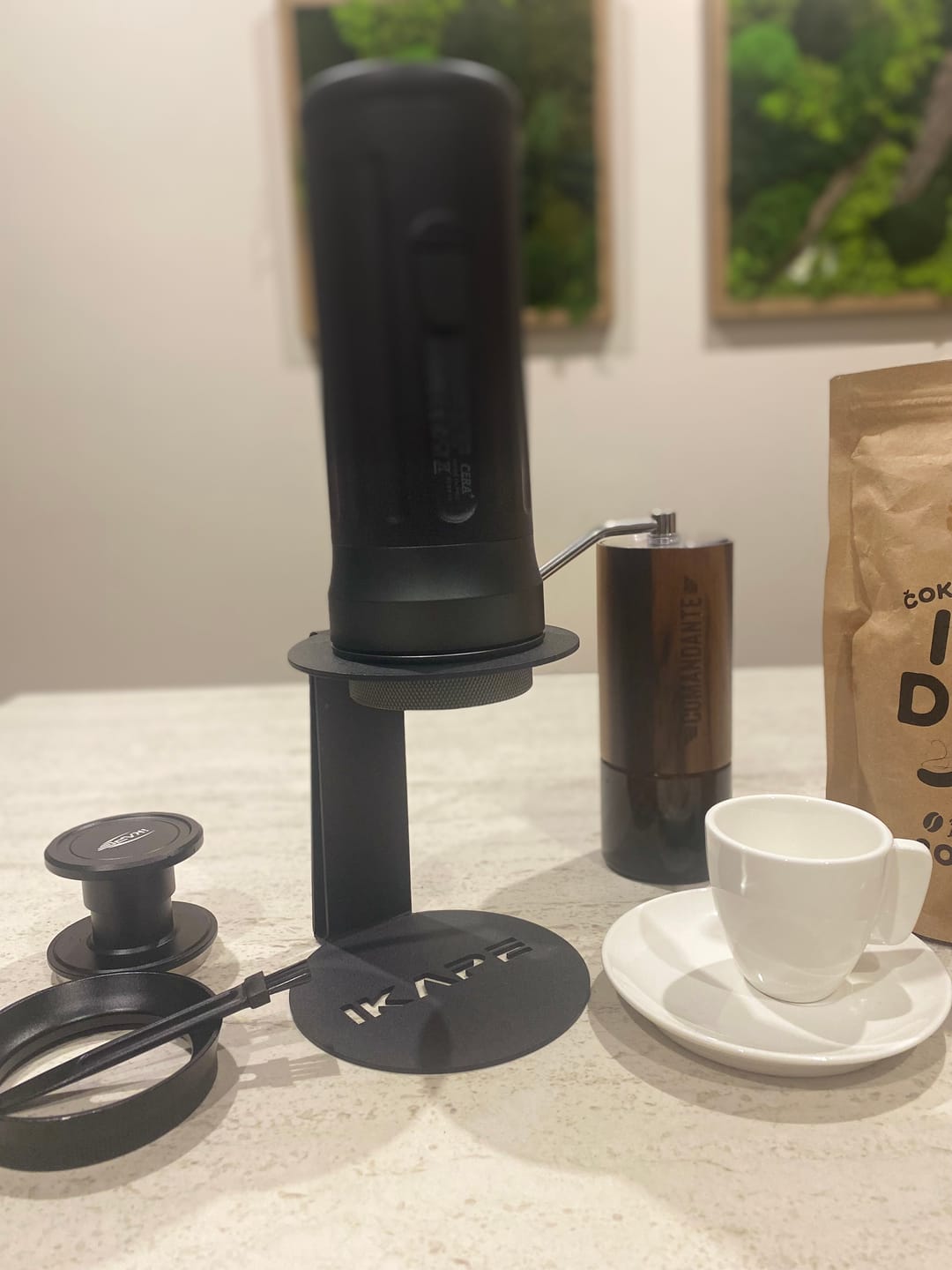 Customer photo review of KAPO K2 / K2 Pro Portable Espresso Machine (51mm & 58mm)