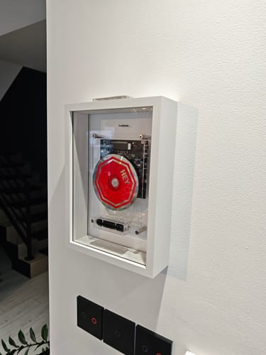 Customer photo review of M1 Music Frame CD Player