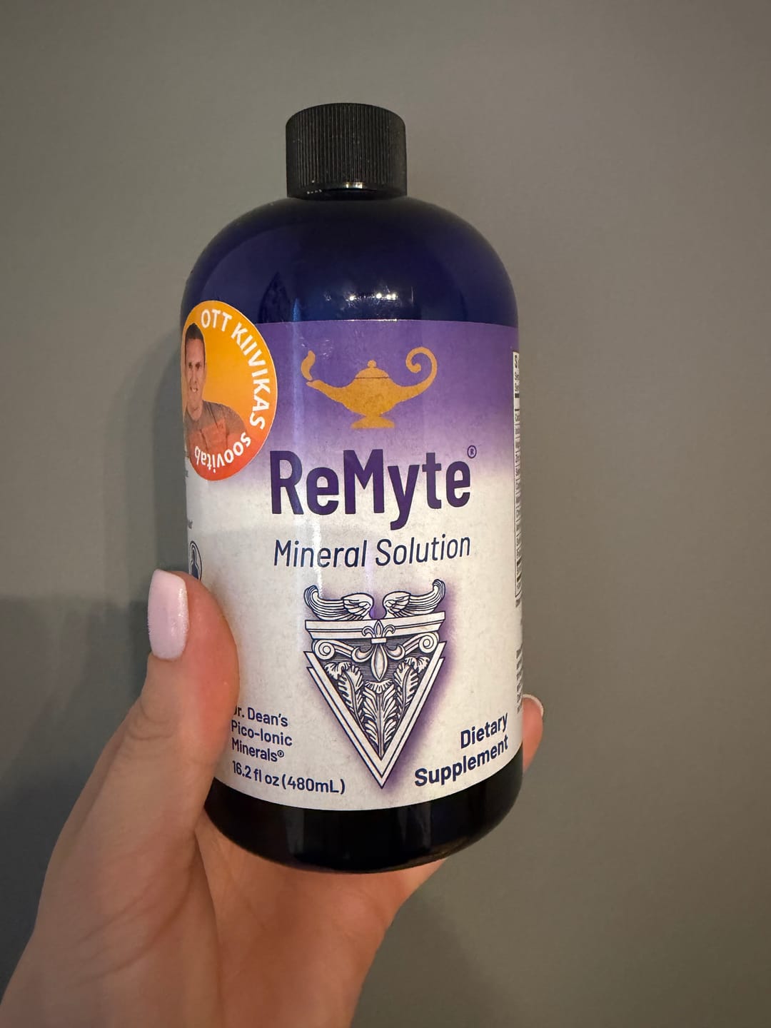 Customer photo review of ReMyte® Mineral Solution, 480ml (toidulisand 12 mineraalaine kontsentraadiga)