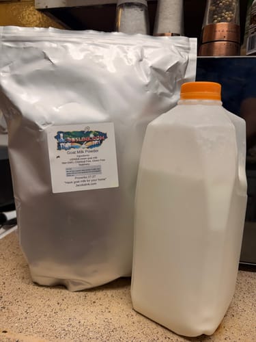 Customer photo review of Organic Goat Milk Powder