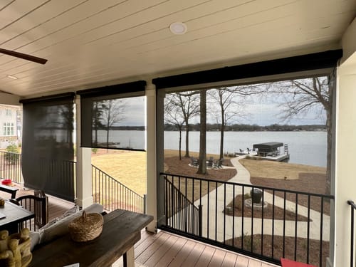 Customer photo review of SmartWings Motorized Outdoor Shades 1%/3%/5% Openness