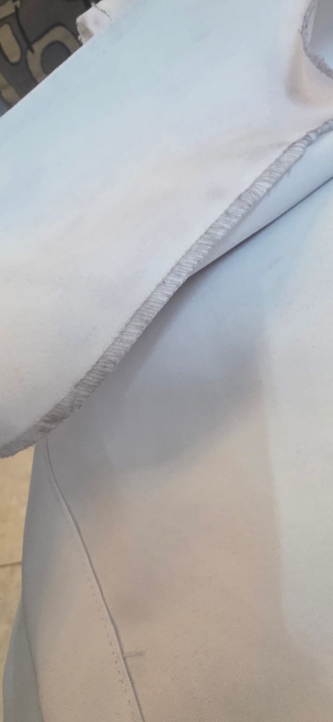 Customer photo review of S&C Pro Unisex Scrub Top S2102