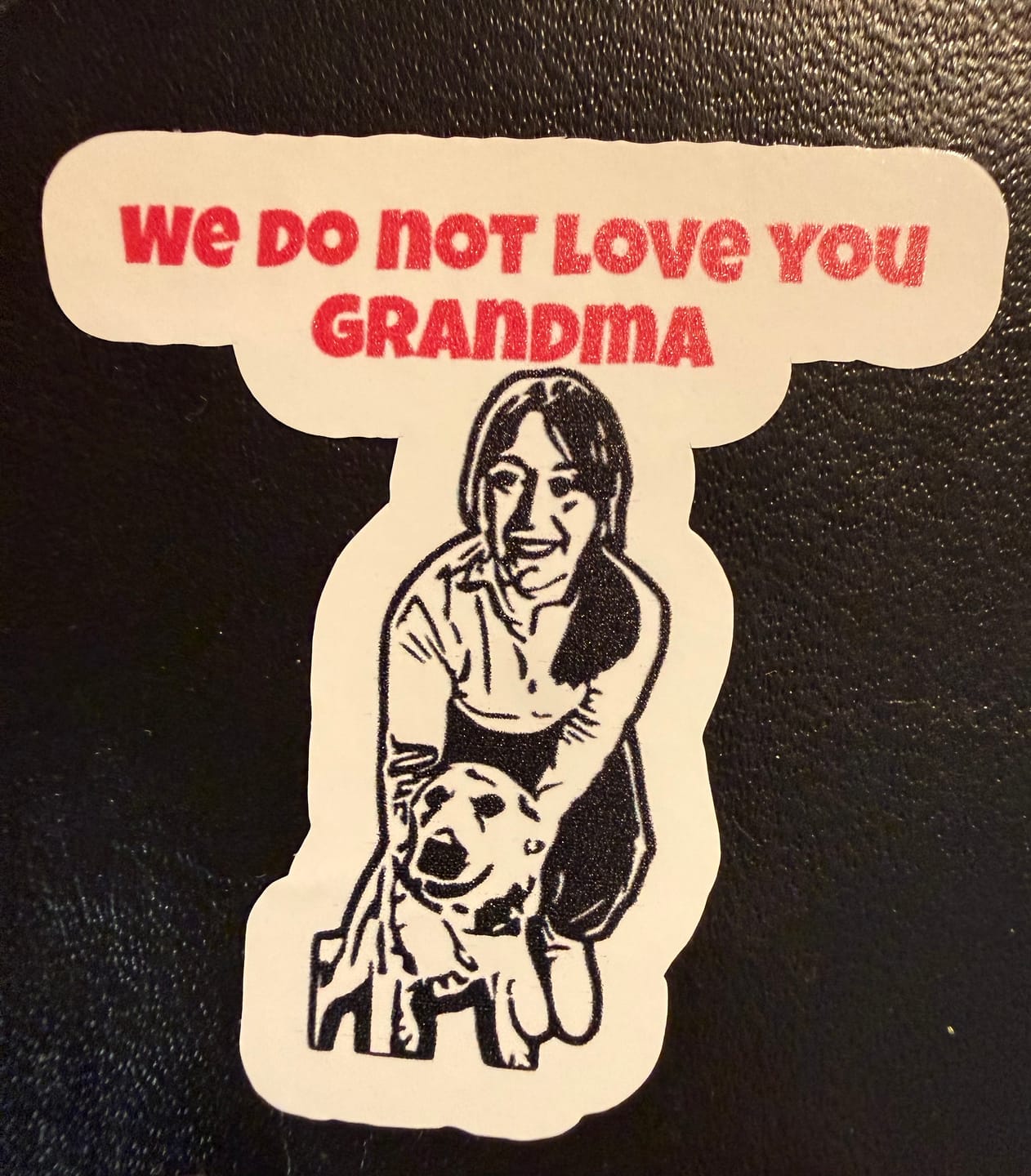 Customer photo review of Stickers﹘ Die-Cut Face Stickers﹘US