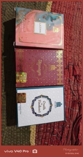 Customer photo review of Oudh Al Hashmi Luxury Attar Perfume