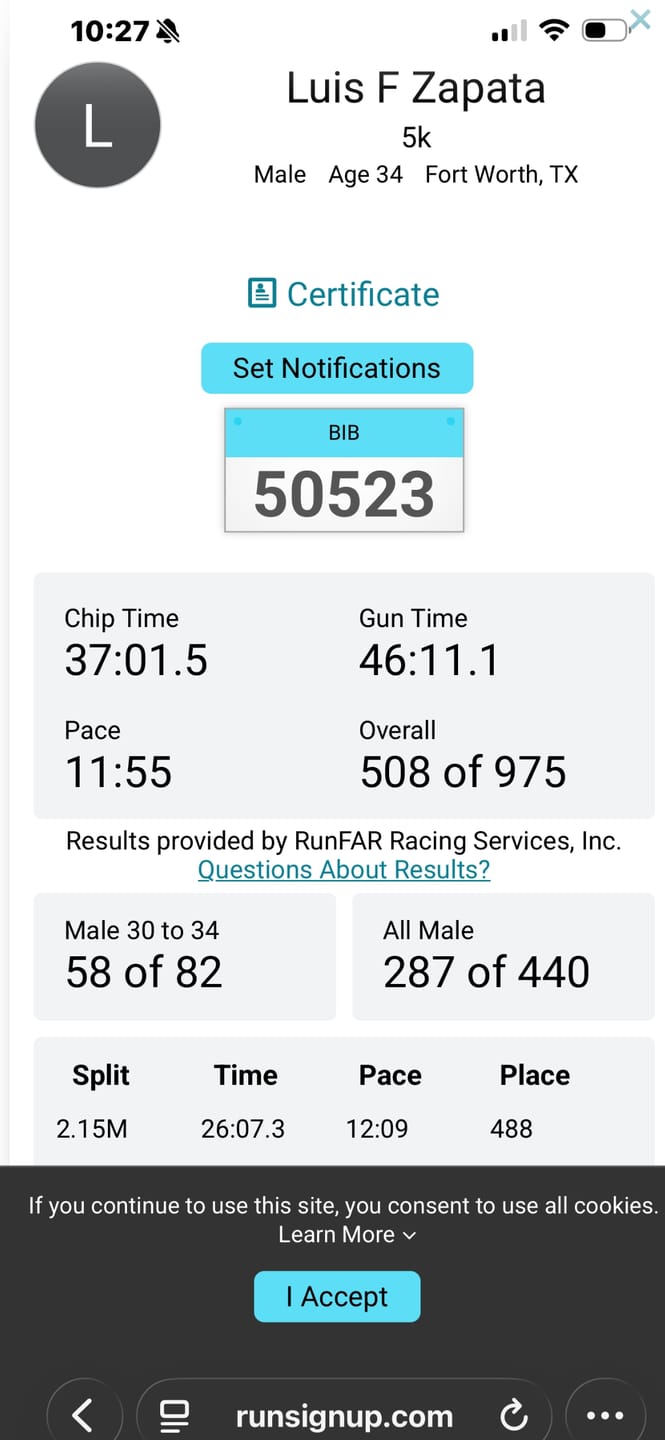 Customer photo review of PAC-MAN 5K/10K/13.1