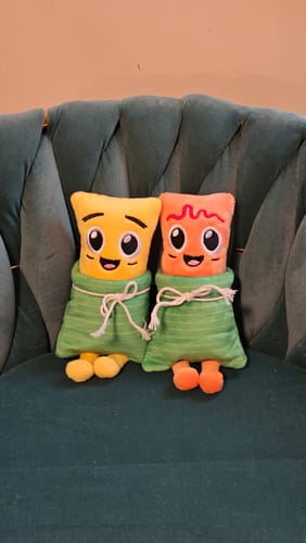 Customer photo review of Yuca y Masa | Set de Peluches Reversibles