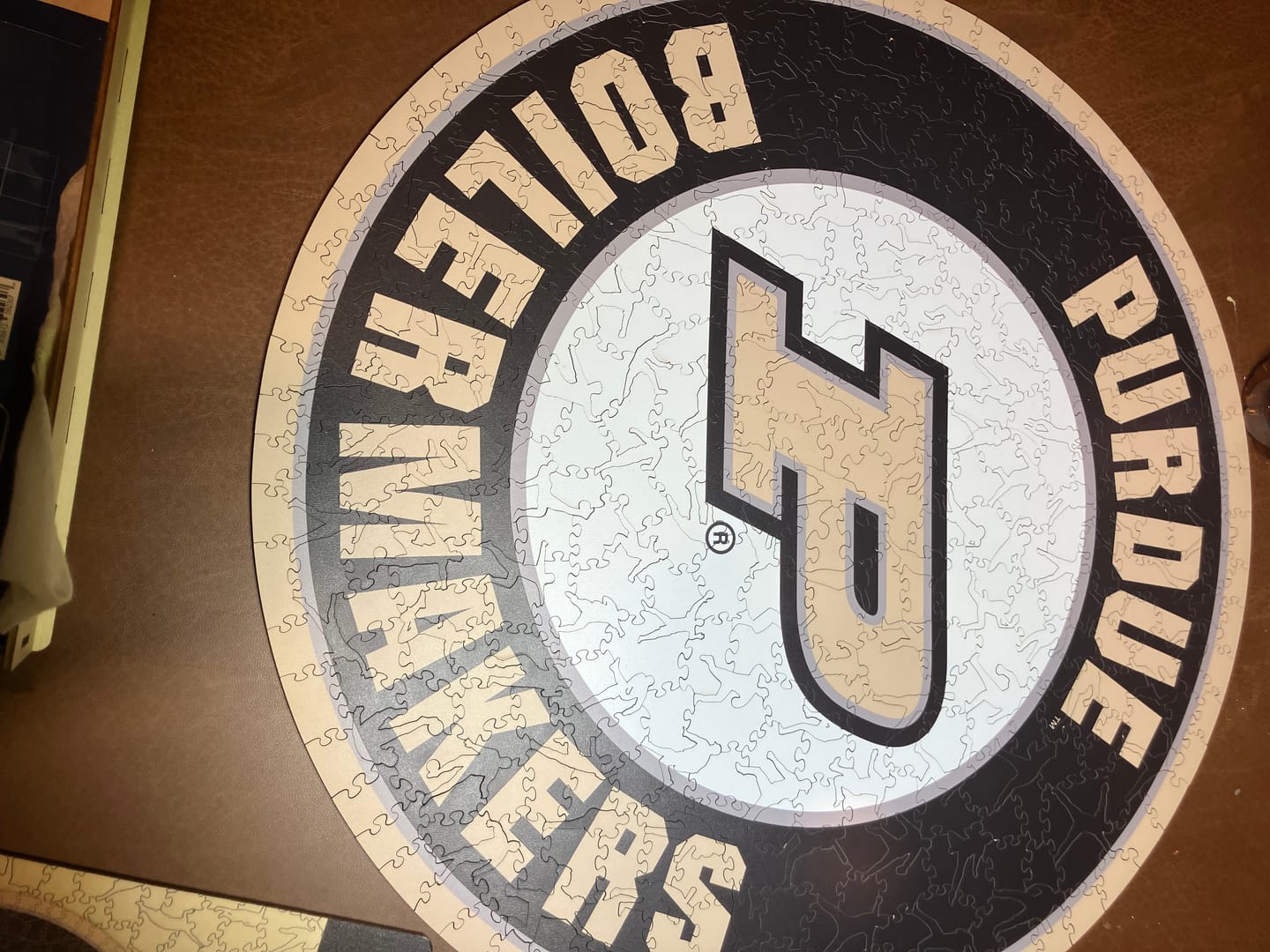 Customer photo review of Purdue University - Wooden Puzzle