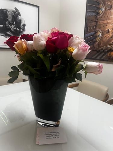 Customer photo review of Cherry Rose Bouquet