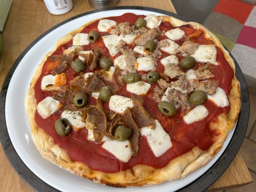 Customer photo review of GranFetta vegetale - "Cotto" affumicato alle erbe Bio