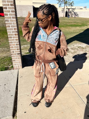 Customer photo review of "FU" NEAPOLITAN ZIP UP