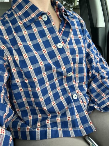 Customer photo review of ASTRID JACKET | CLASSIC GRID