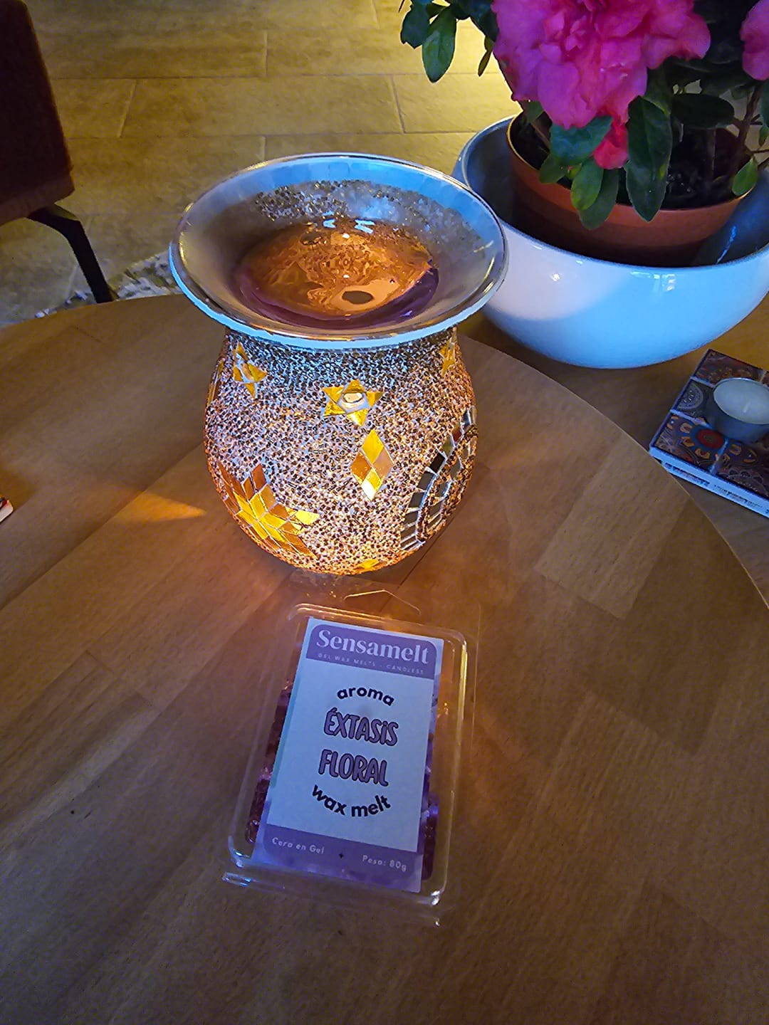 Customer photo review of ÉXTASIS FLORAL - Gel wax melt