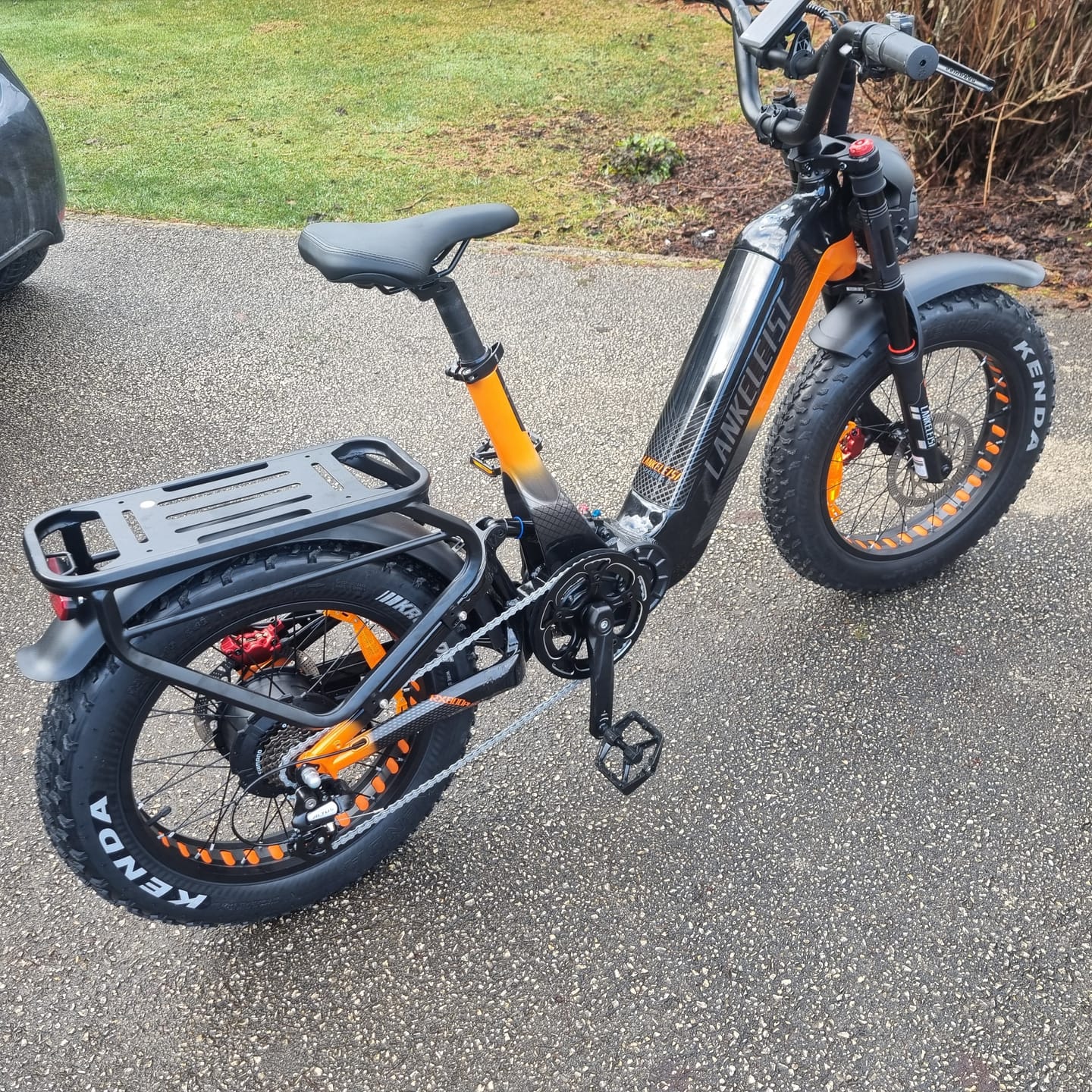 Customer photo review of Lankeleisi RX800 Plus 2025 Version 1000W 20" Fat Bike 960Wh Full Suspension Electric Bike with Torque Sensor 48V 20Ah Battery SUV E-Bike [Pre-Order]