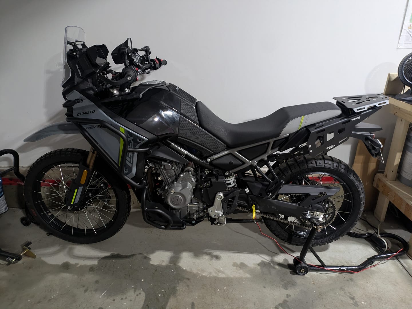 Customer photo review of CF450MT (Ibex 450) Luggage Rack