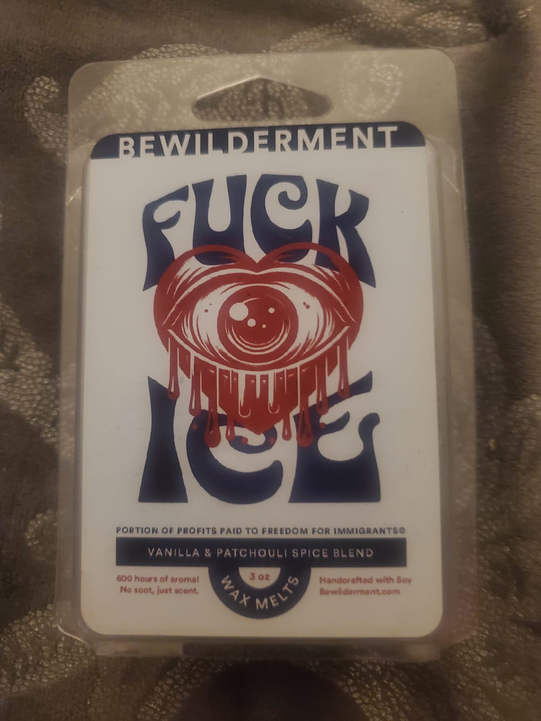 Customer photo review of Fuck ICE Wax Melts