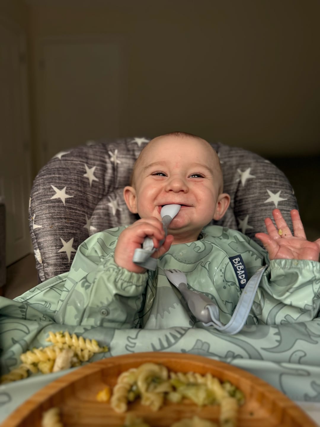 Customer photo review of NEW Attachable Weaning Cutlery