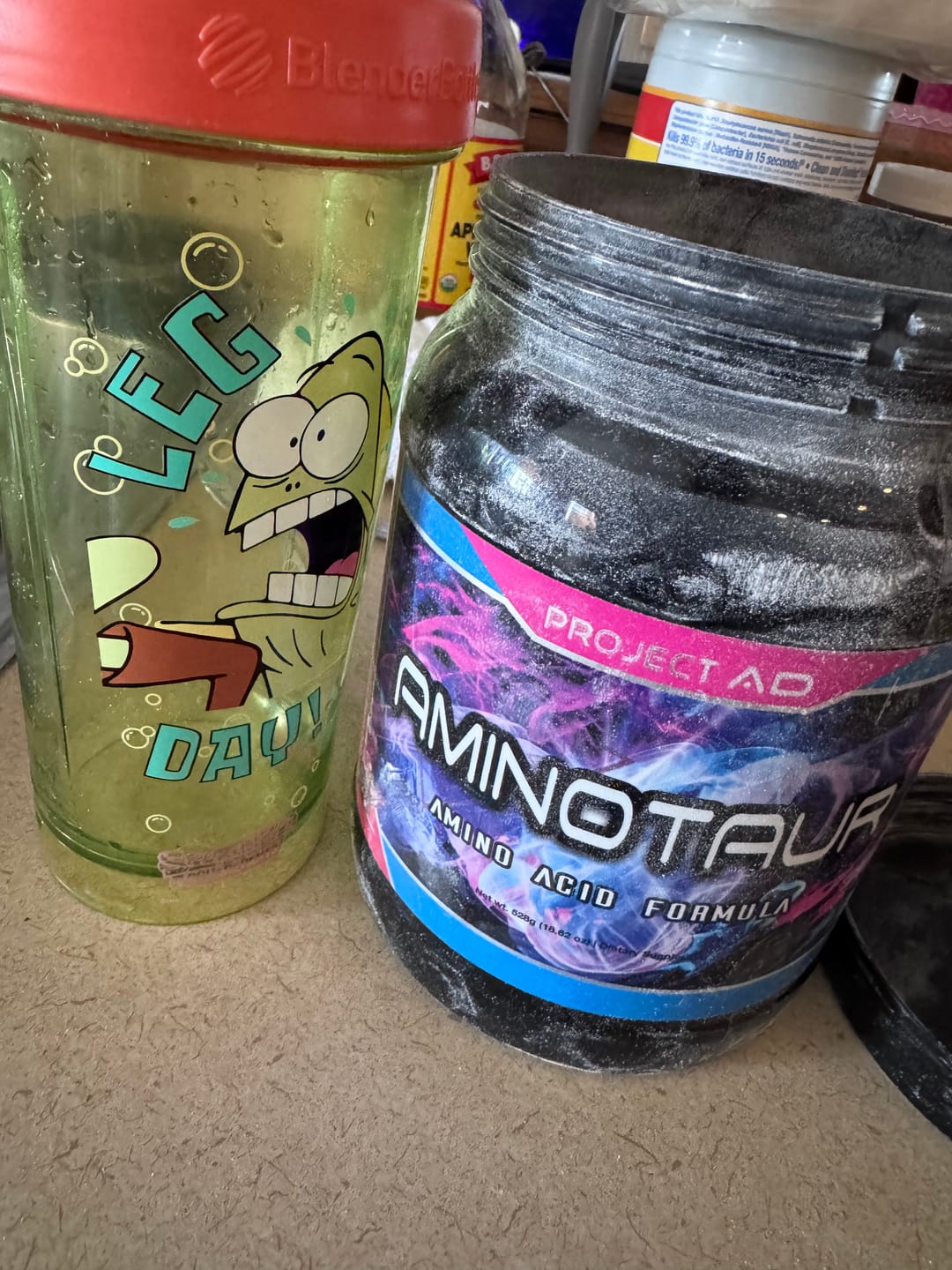 Customer photo review of Aminotaur Essential™ | Amino Acid Formula