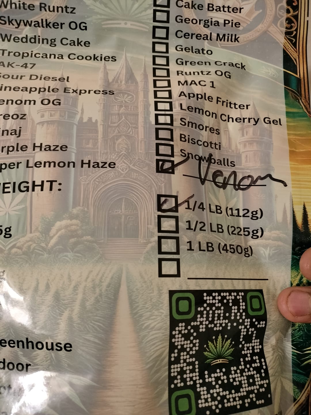 Customer photo review of Venom OG - Light Dep THCA