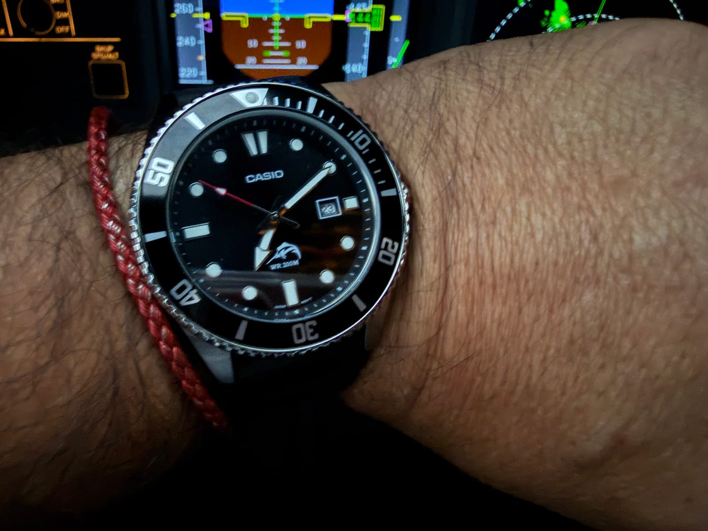 Customer photo review of Reloj Casio Submariner Marlin Duro MDV106-1AV Negro Buceo