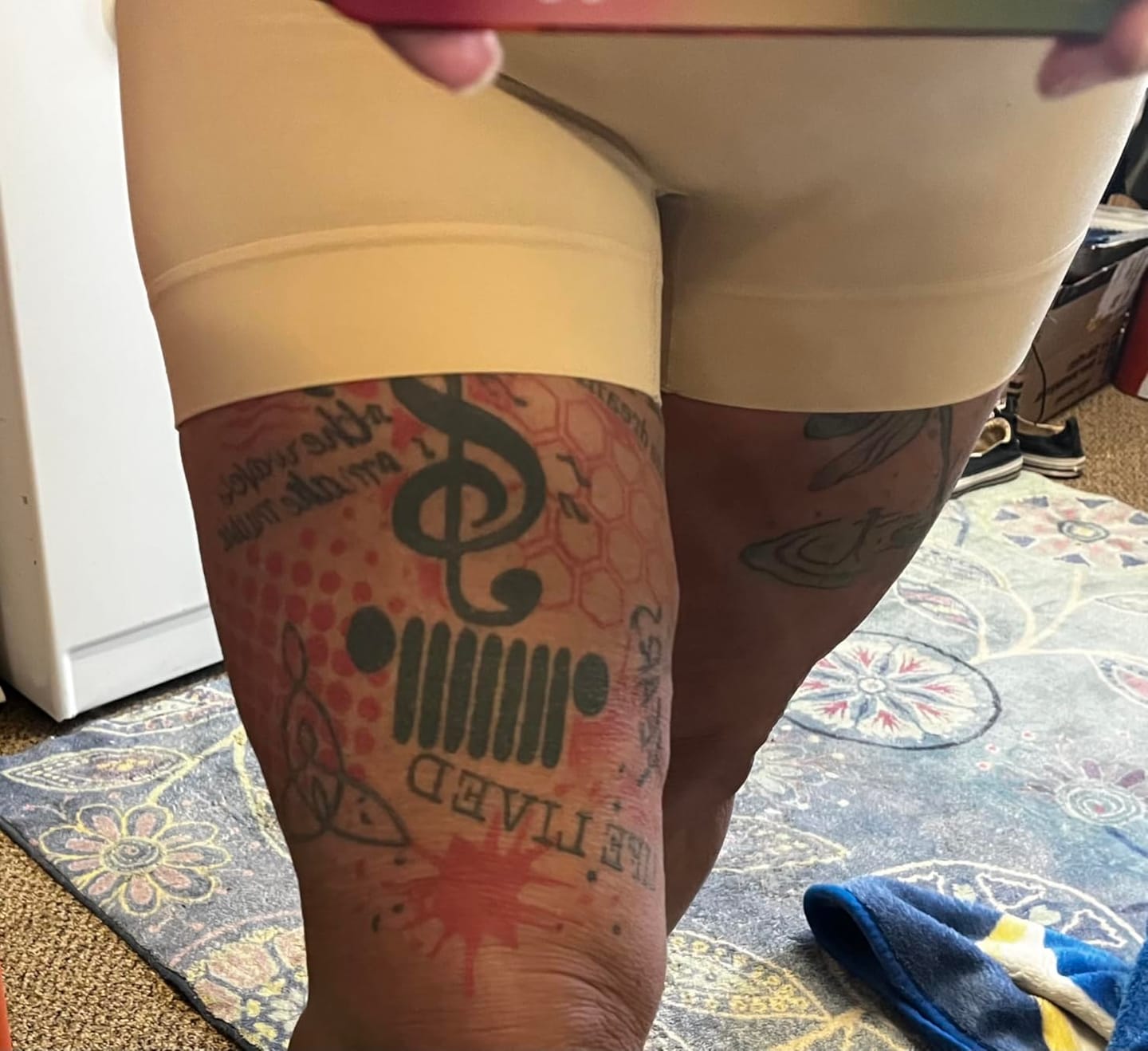 Customer photo review of Women's Tummy Control Butt-Lifting Shapewear