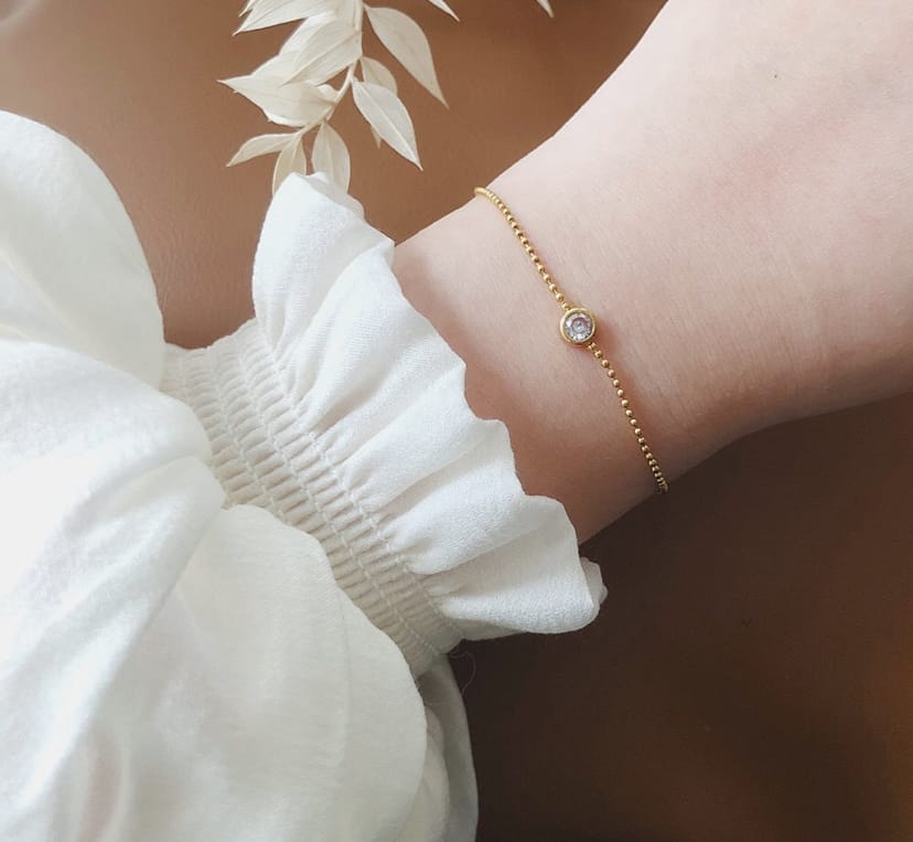 Customer photo review of Solitary Spark Bracelet