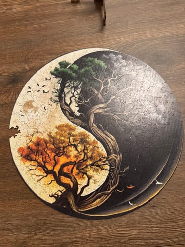 Customer photo review of Yin Yang - Ahşap Puzzle