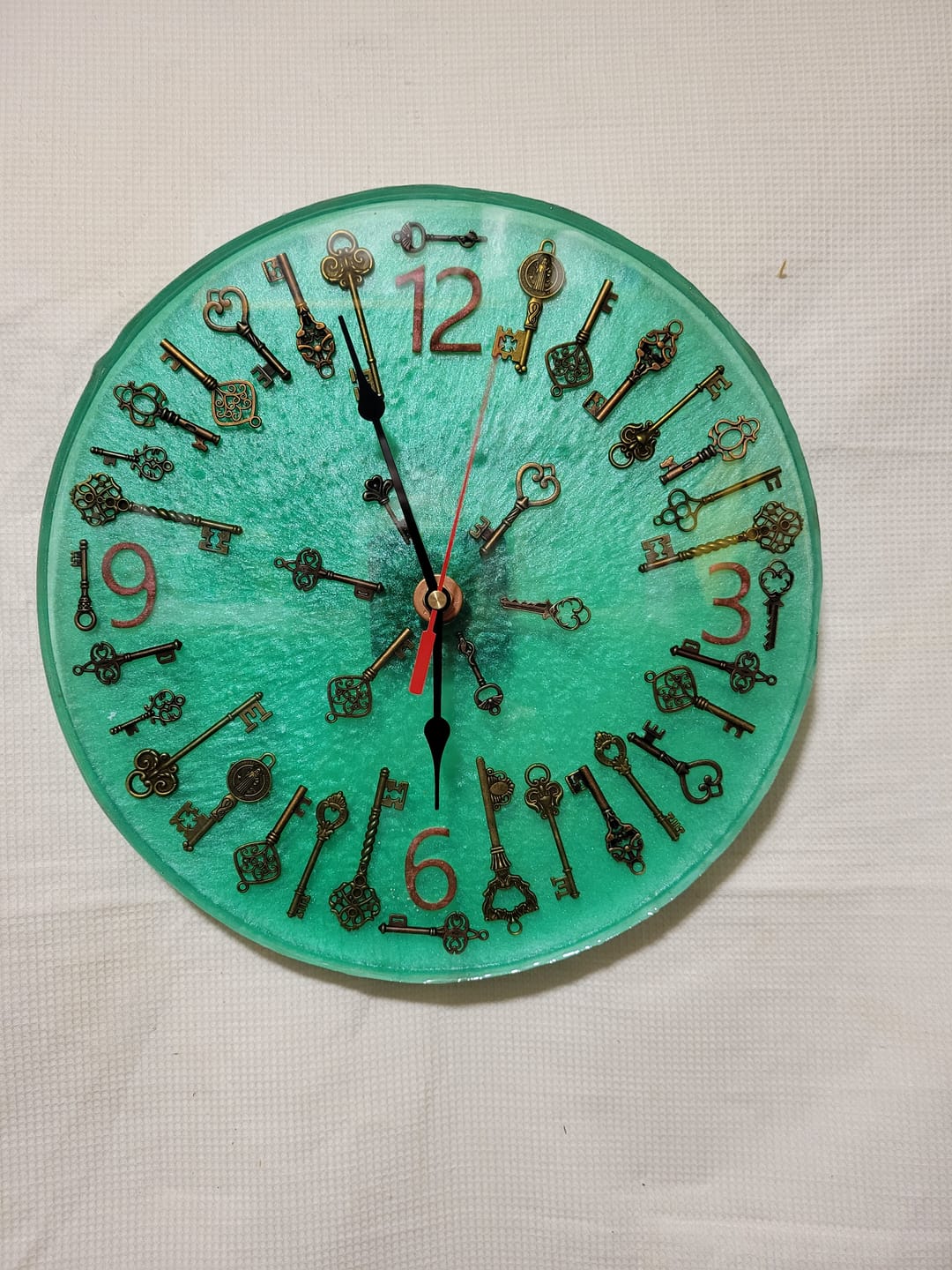 Customer photo review of 12" Round x 2" Deep Silicone Mold For Epoxy Resin