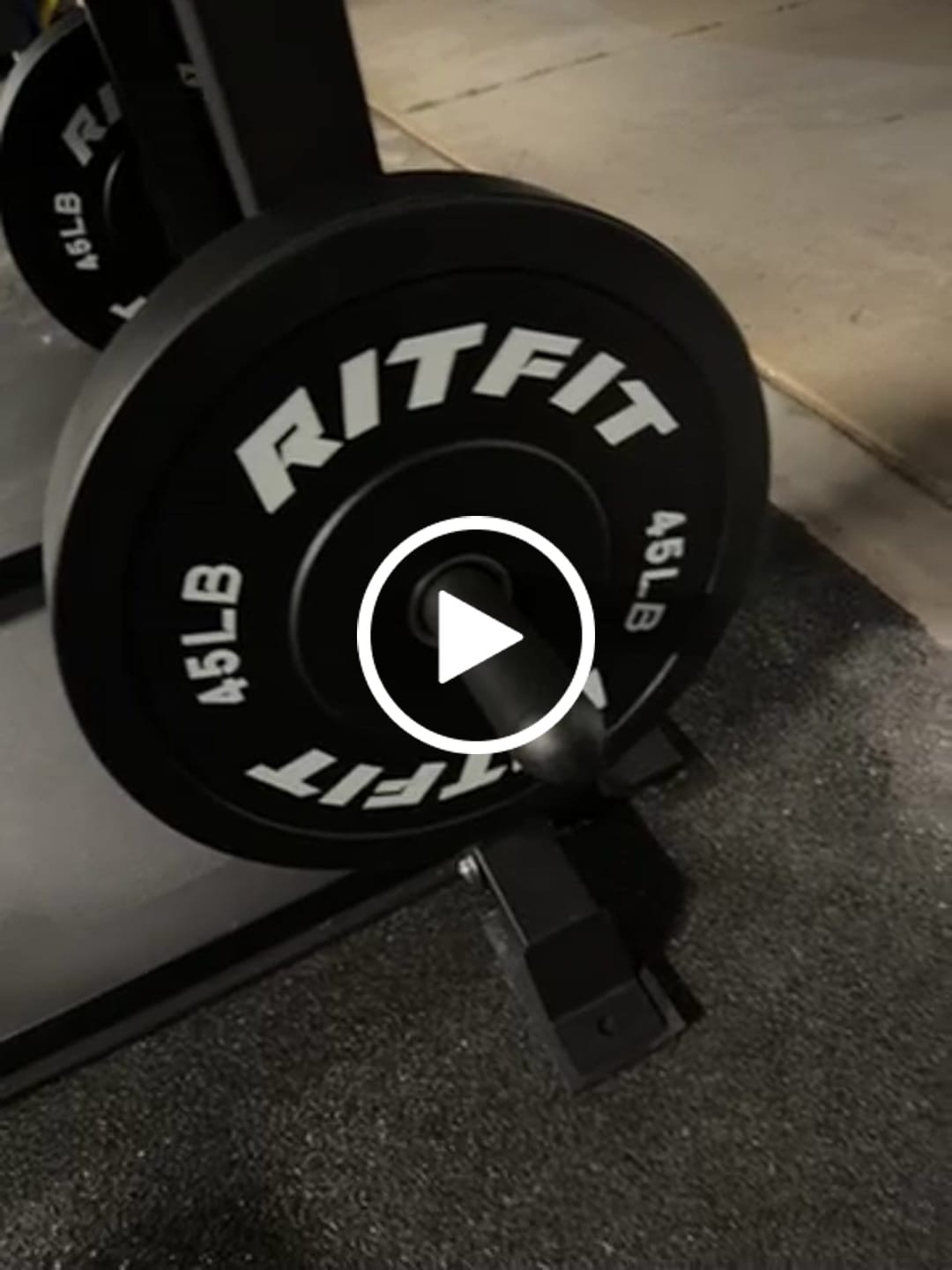 Customer video review of RitFit Bumper Plates Olympic Rubber Weight Plates, 2-inch