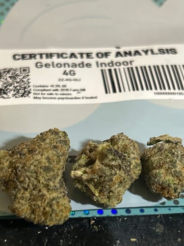 Customer photo review of Gelonade Indoor - 4 Grams - Sativa