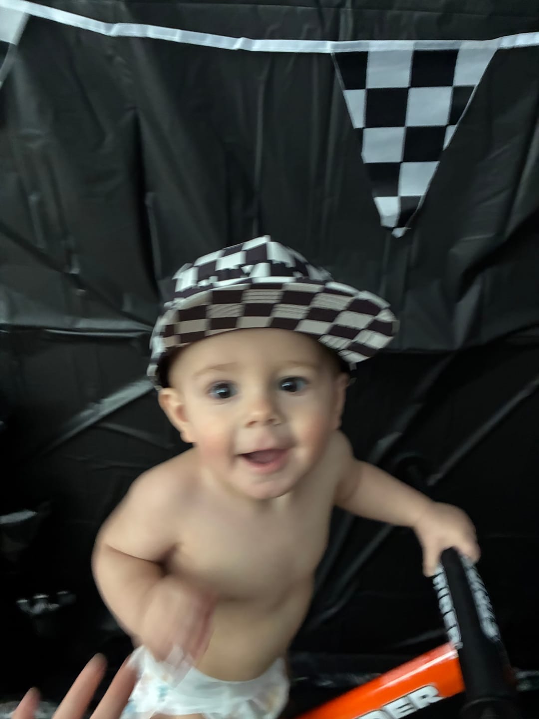 Customer photo review of Overalls in Venice (Checkered)