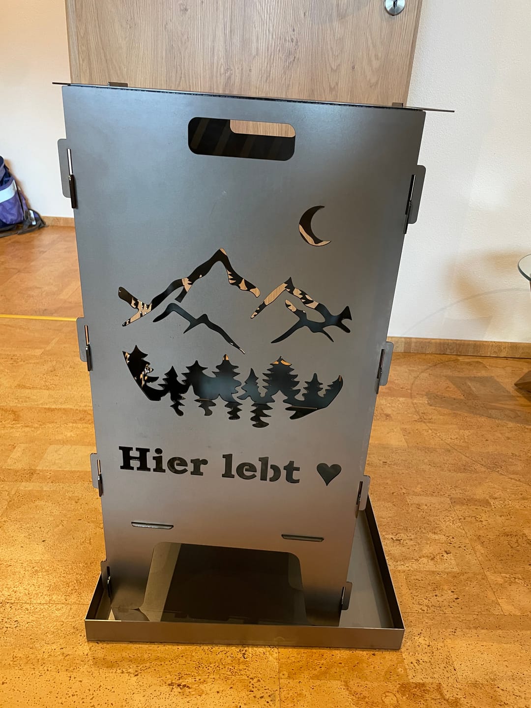 Customer photo review of Feuertonne Berge aus edlem Stahl