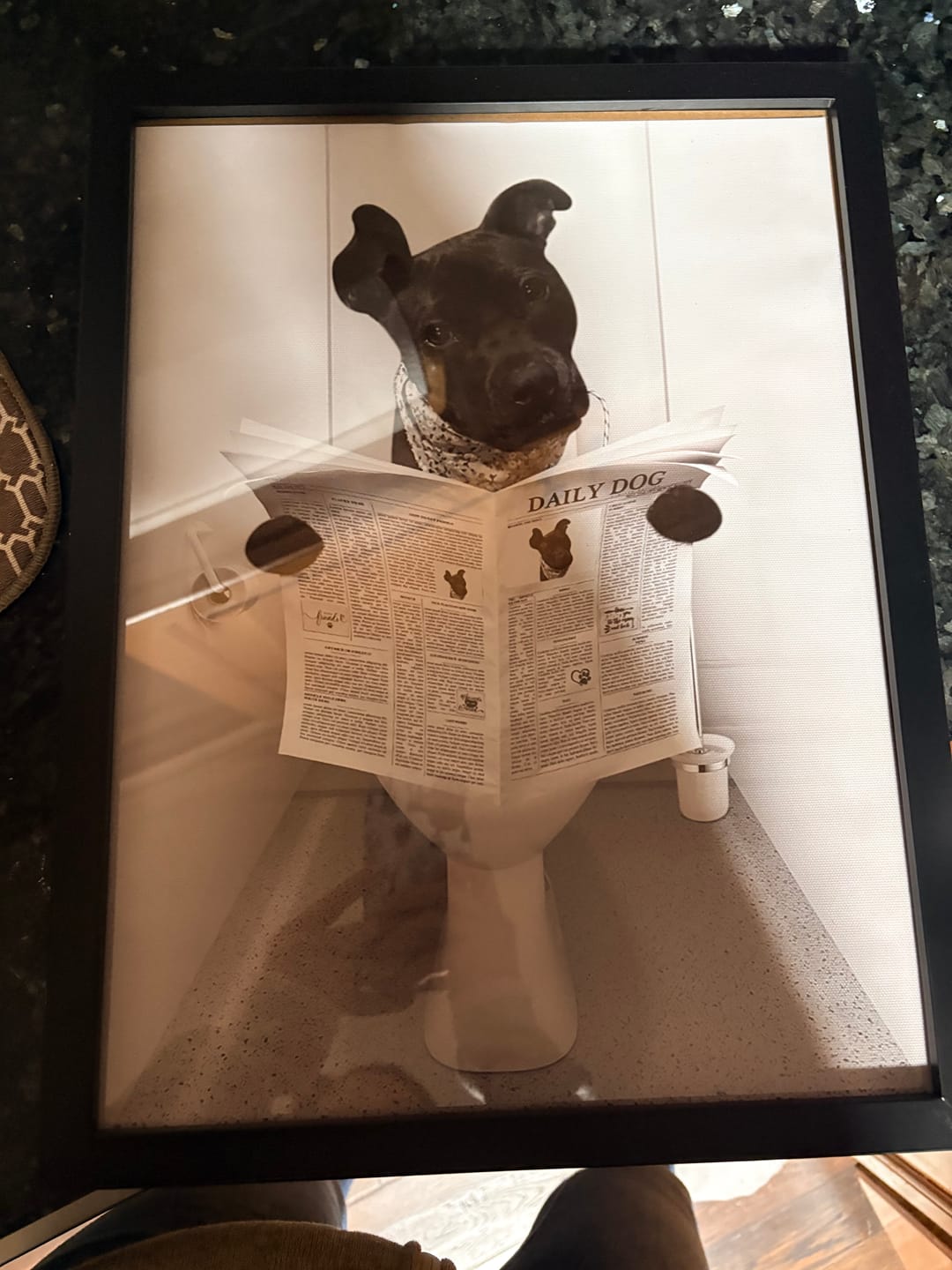 Customer photo review of Custom Pet Portrait Painting Wall Art Custom Black And White Canvas Print from Photos