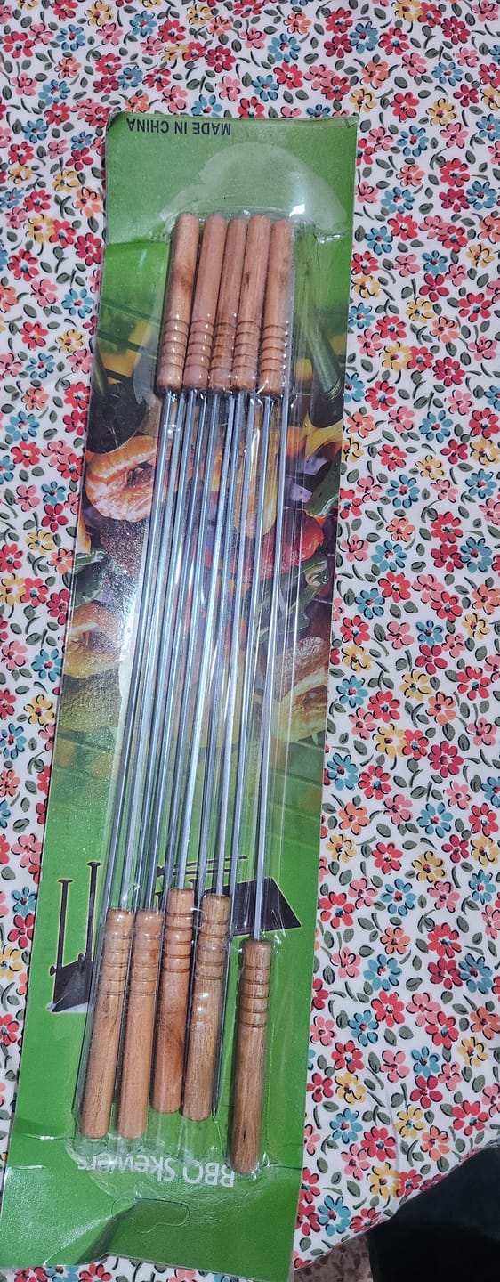 Customer photo review of BBQ Skewer Set (10-pieces)