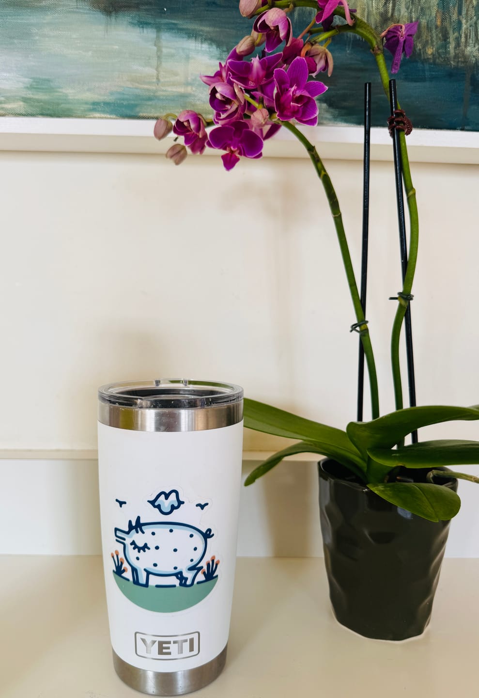 Customer photo review of Pig Sticker
