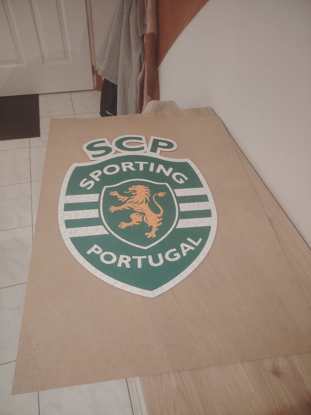 Customer photo review of Logo Sporting CP® - Puzzle en Bois