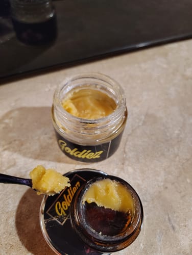Customer photo review of Goldiez Badder Live Resin - 28 Grams