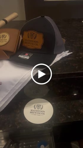 Customer video review of Richardson 112 Genuine Leather Patch Hats Laser Engraved