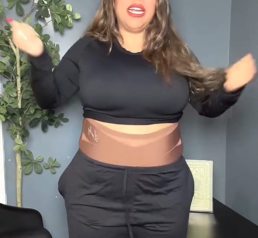 Customer photo review of High-Waist Tummy Control Seamless Shaping Panties